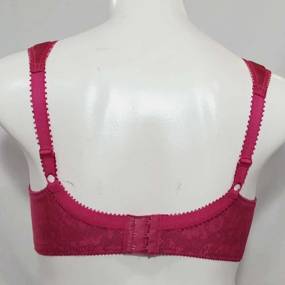 38C Playtex 4693 18 Hour Comfort Strap Bra Berry NWOT - Picture 4 of 4